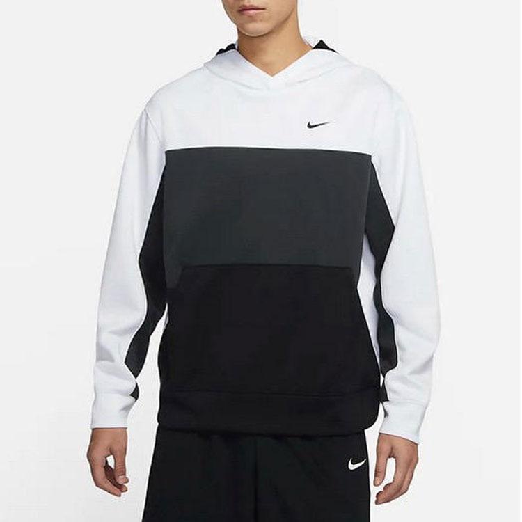 Nike Контрастная вязаная толстовка-пуловер Мужские Топы Белый DH9727-100