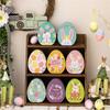 8x Easter Eggs Candy Boxes with Rabbit Pattern Candy Boxes Metal Snacks Container Mini Snacks Boxes for Party