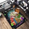 Halloween cartoon comedy adventure movie Scooby-Doo carpet is suitable for living room and bedroom doormats office balcony decorative carpet V8
