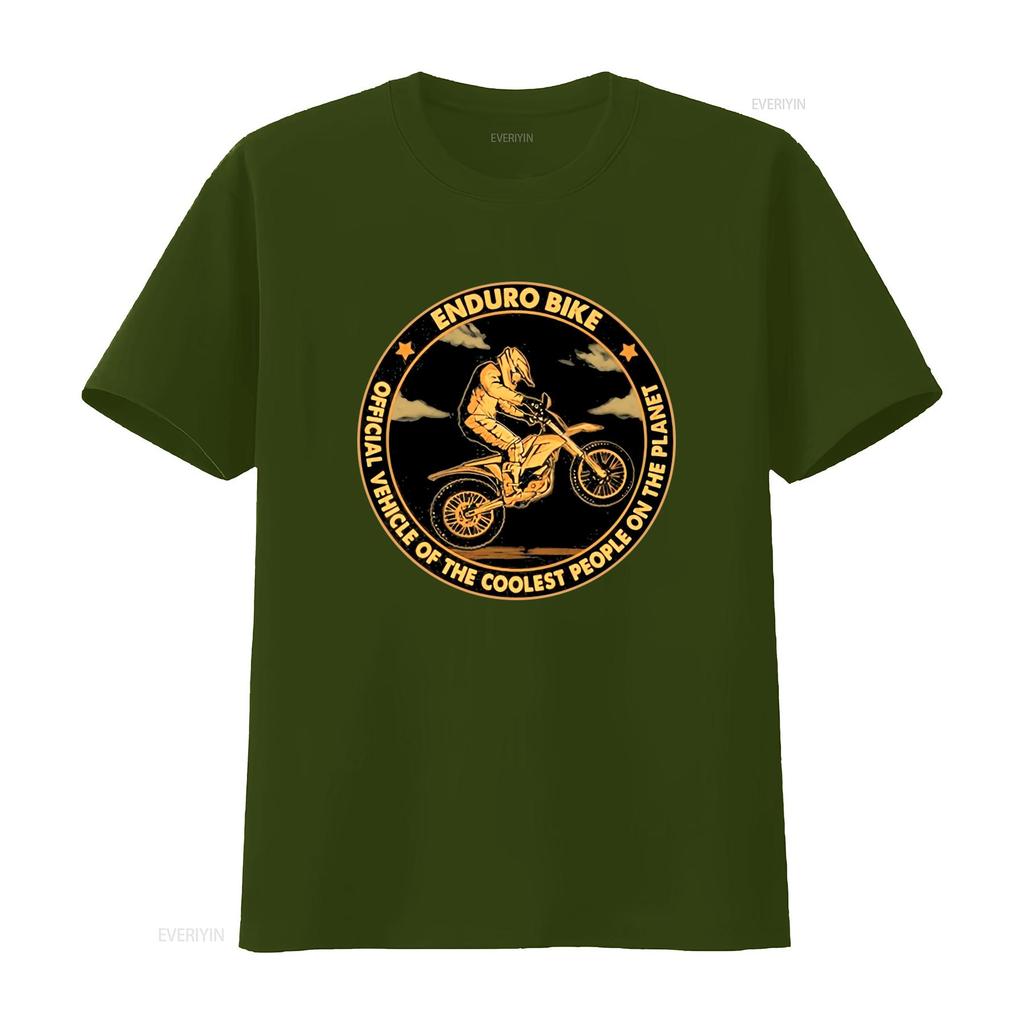 Enduro Bike T Shirt Vehicle Of The Coolest People On Planet Motorcycle Riding Vintage Slightly Streetwear