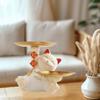 Cat Statue Desktop Organizer Craft Creative Sundries Container Modern Sculpture Storage Tray for