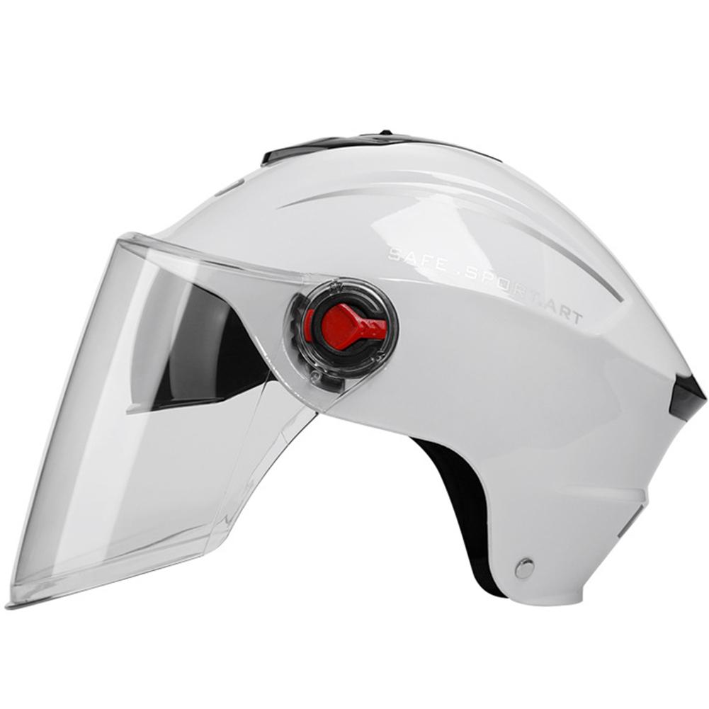 Мотоциклетный шлем с открытым лицом, мотоциклетный шлем, электрический безопасный шлем с двойной линзой, шлем для мотокросса, мото шлем, антибликовый шлем Casco Para