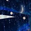 Забавный набор штор для душа с динозавром – Милый единорог верхом на динозавре с радугой, дизайн «Космическая галактика» для детей и подростков, с крючками