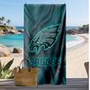 Пляжное полотенце с принтом Philadelphia Eagles Мягкое Портативное Быстросохнущее?Сухое полотенце для бассейна, летнего отпуска, активного отдыха на природе