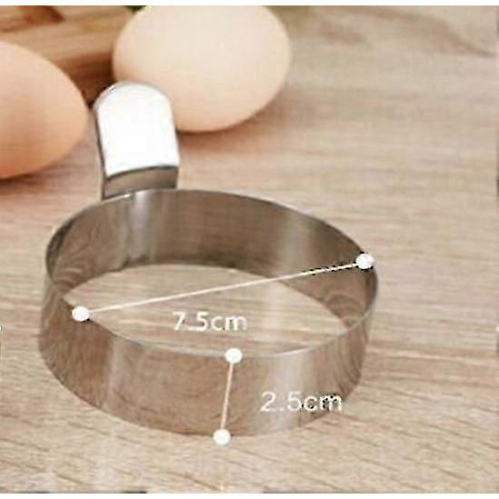 Stainless Steel Non-Stick Egg Frying Rings - Perfect for British Breakfasts