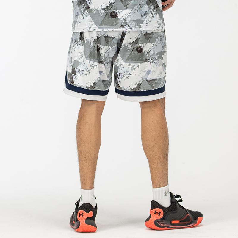Under Armour Трикотажные шорты для баскетбола Color Block Training, унисекс, белые 21500208-100