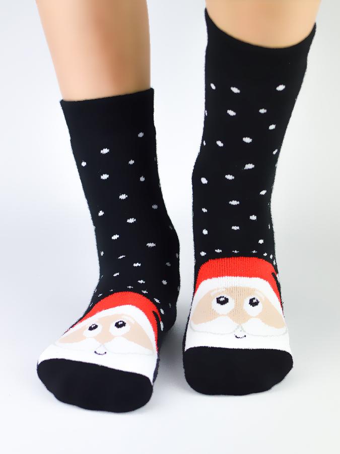 NOVITI SF012-U-03 Terry socks XMAS Santa 31/34