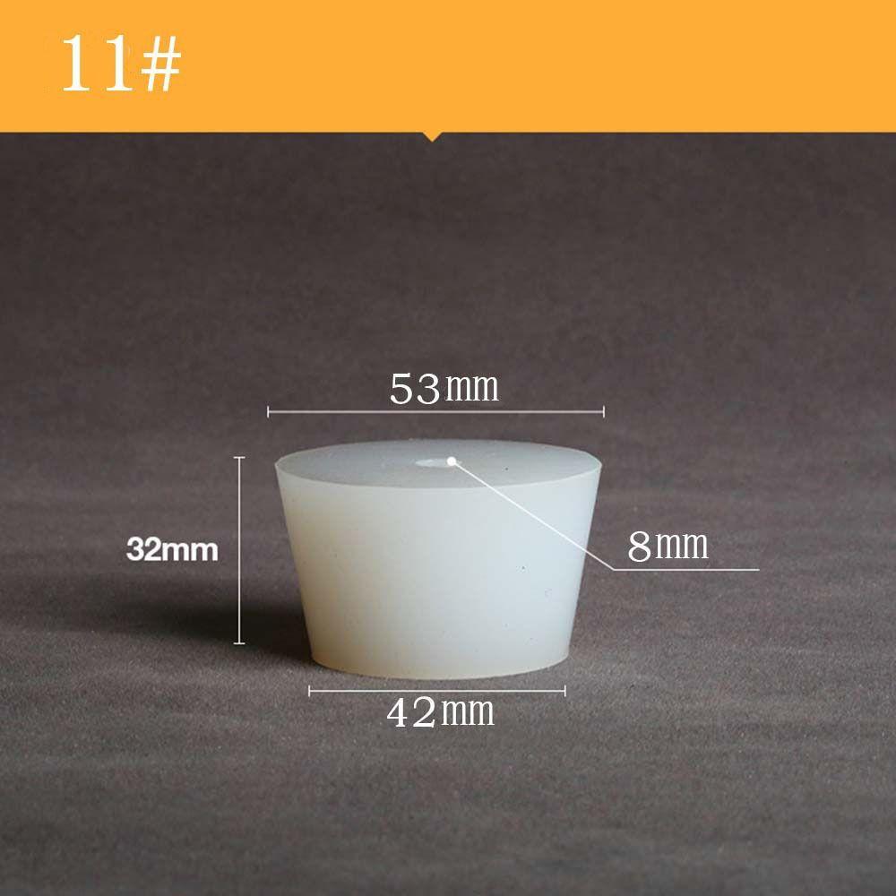 Hollow Water Pipe Wide Mouth Bottle Silicone Fermenter Cover Silicone Plug Test Tube Bottle Stopper