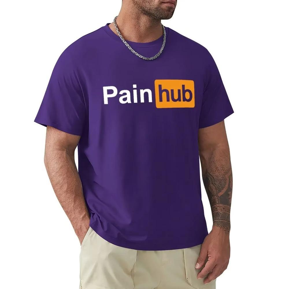 Painhub Мужская Женская Футболка Полиэстер Футболка Мужская Летняя Мода Толстовка Модная Мужская Полиэстер Брендовая Футболка Одежда