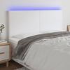VidaXL LED Headboard Bedroom Furniture Double Bed Accessory Head of Bed Frame Interior White 3122253