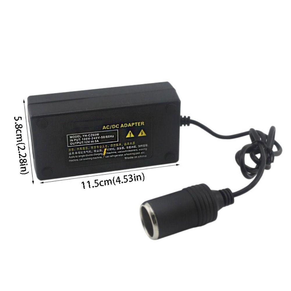 110V 220V Input DC Power Converter 12V 5A Output Car Inverter AC Power Converter Car Refrigerator