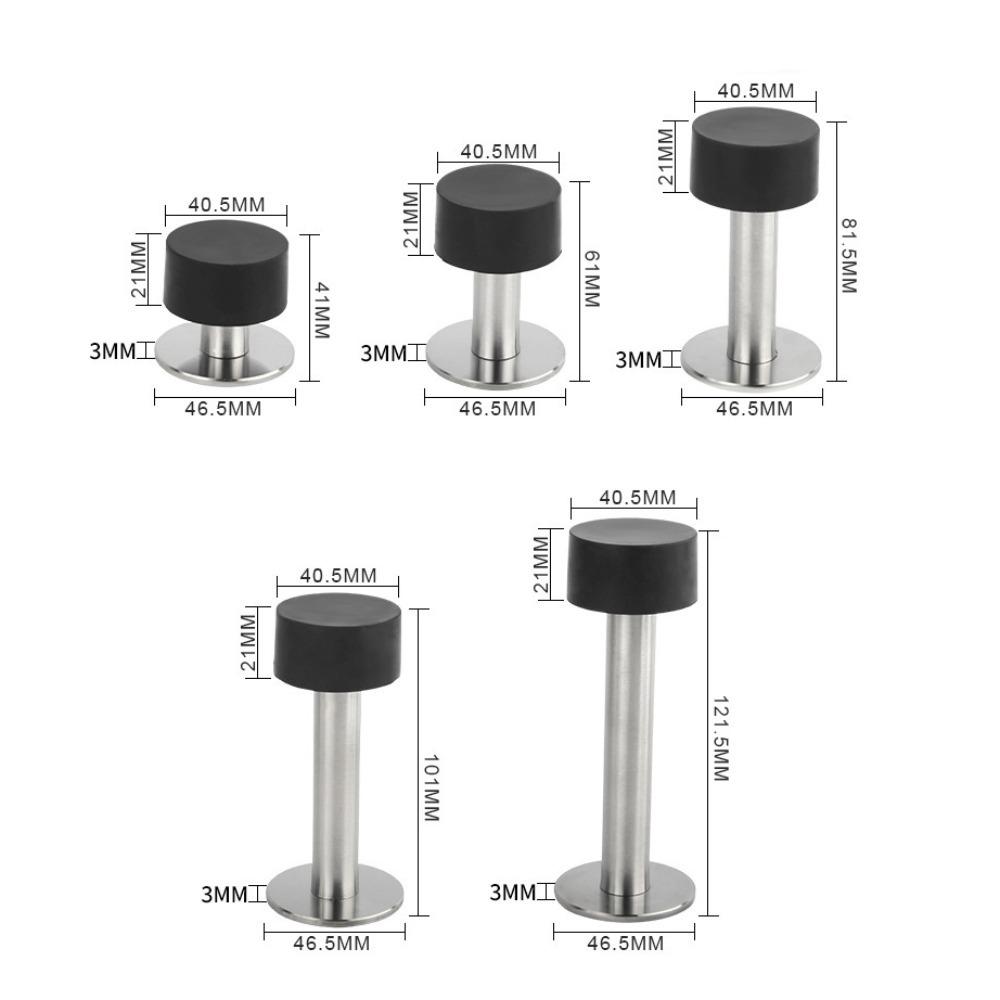 Nail-free Door Stopper Punching/No Punching Door Suction New Doorstop Wall Mounted