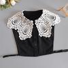 Big Lapel Lace Detachable Collar For Women  New Ladies  False Fake Collar Shirt Removable Nep Blouse Kraagie Faux Col