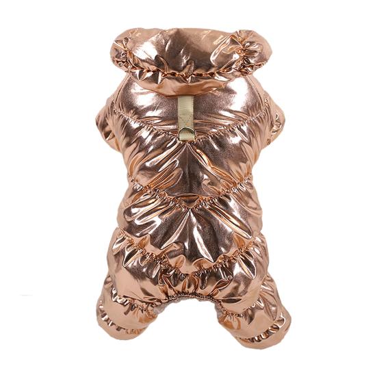 Одежда для домашних животных, моющиеся с пряжкой и буксировочным кольцом, утолщенные водонепроницаемые ветрозащитные неаллергенные леггинсы с четырьмя леггинсами