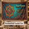Neon Colorful (54) Theme Personalized Tapestry Custom Name Text Wall Hanging Tapestry Home Background Decoration
