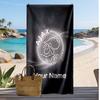 Ajax Amsterdam Personalized Printed Beach Towel Soccer Logo Support Custom Name Text Absorbent Towel For Sport Travel Special Gift