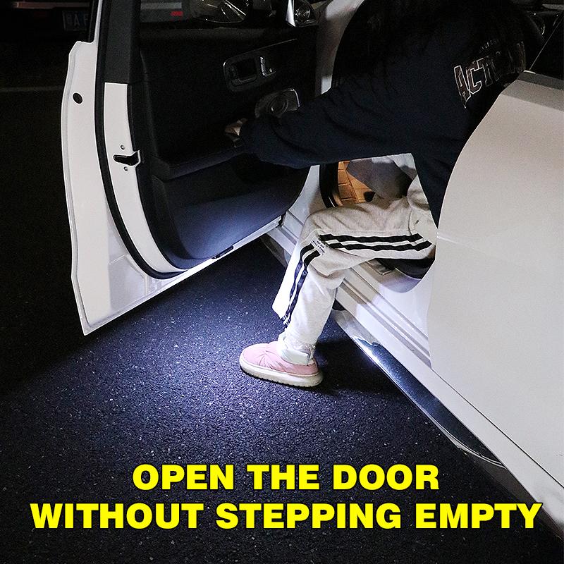 Car Led Multifunctional Welcome Light Magnetic USB Charging Auto Infrared Open Door Safe Anti-collision Warning Signal Lamp