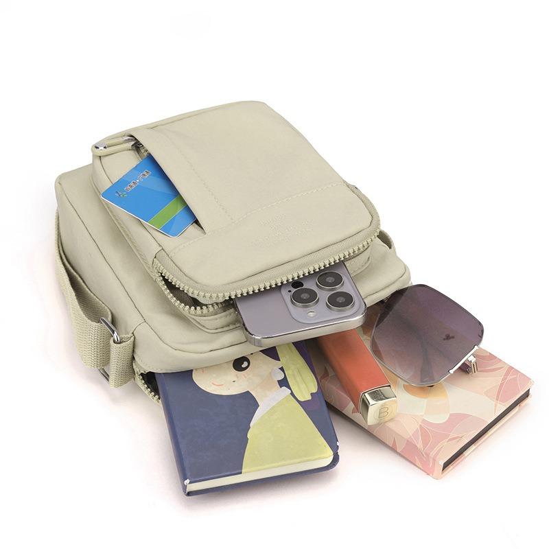 Холщовая простая маленькая сумка-мессенджер мужская на плечо простая повседневная сумка-мессенджер в стиле милитари мужская многоотделенческая мужская сумка