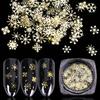 1 Box Gold Snowflake Nail Sequins Flakes Nail Jewelry Nail Art Decoration