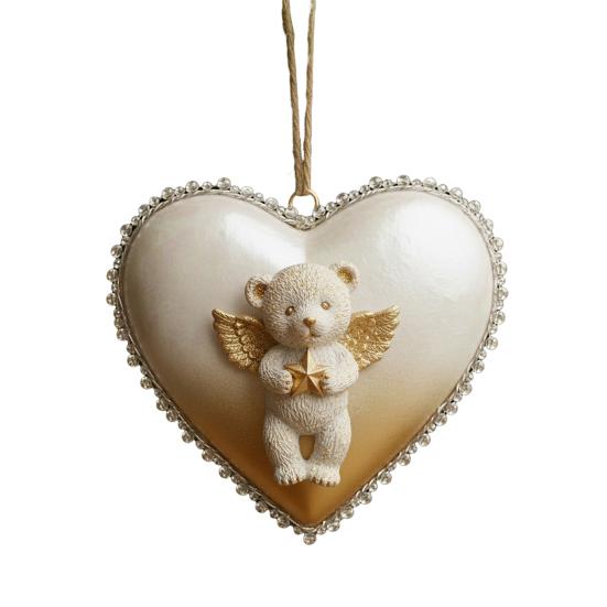 Рождественское подвесное украшение в форме сердца для дома, офиса, праздничной вечеринки, елки, акриловый кулон для подвешивания в виде сердца любви