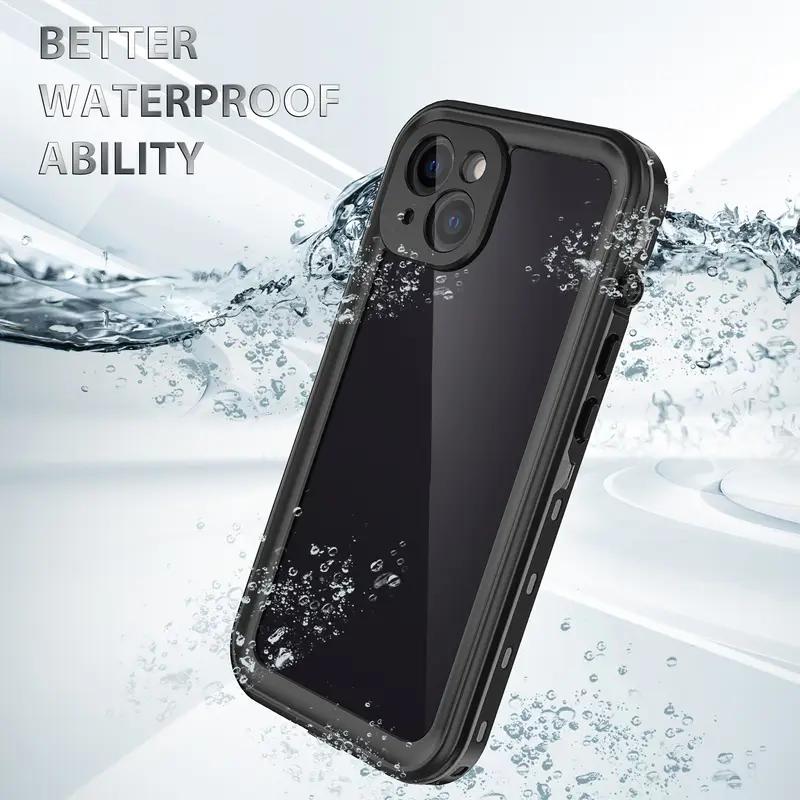 ShellboxДля IPhone 16 Promax/15/14/13/12/11 Водонепроницаемый Чехол для Телефона IP68 Ударопрочный, Пылезащитный, Полностью Герметичный Чехол