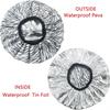 1PC Self-heating Tin Foil Hat Thickened Heating Steam Hair Mask Cap Portable Hair Salon Smooth Hair Oil Baking Cap