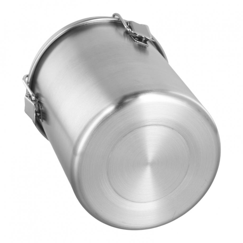 Stainless Steel Storage Canister with Airtight Design for Kitchen Use