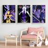 Japanese Classic Anime Natuto Uchiha Sasuke Wall Decoration High Quality Art Children Gifts Poster Home Comics Pictures