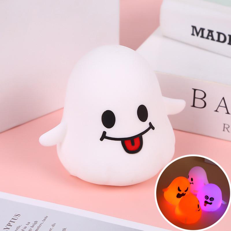 Хэллоуинский привидение Игрушка-антистресс с медленным отскоком - Креативная мультяшная форма.