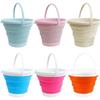 Water Storage Portable Folding Bucket 5/10L Kitchen Camp Bucket  The Songkran Festival