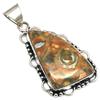 Pendant Rainforest Jasper Gemstone Gift For Her Silver Jewelry 2"