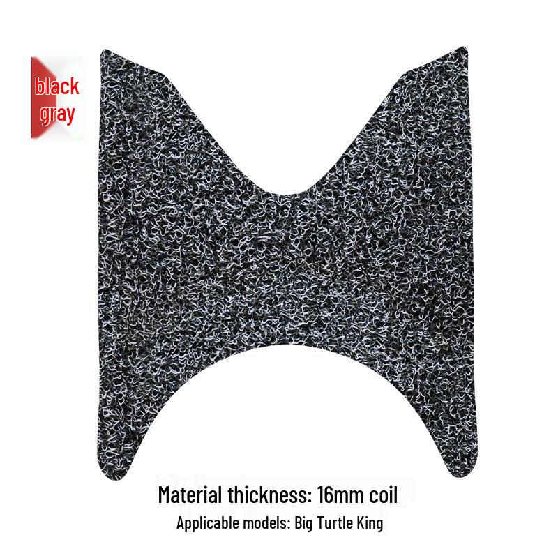 Big Turtle King Electric Motorcycle Non-Slip, Rainproof Foot Pad Silk Ring