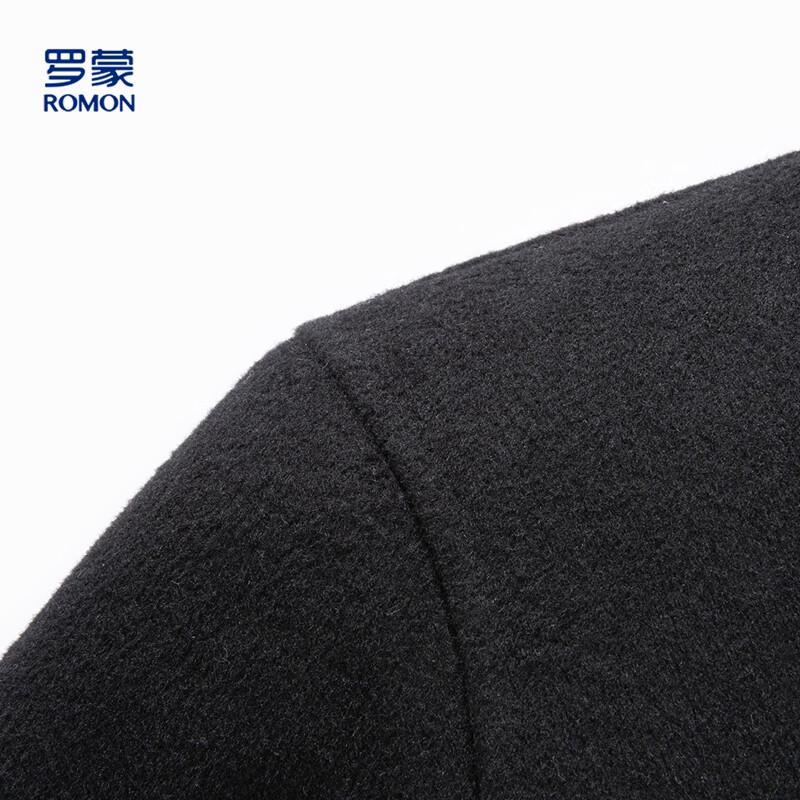 ROMON Мужское полупальто в стиле business casual из смесовой шерсти