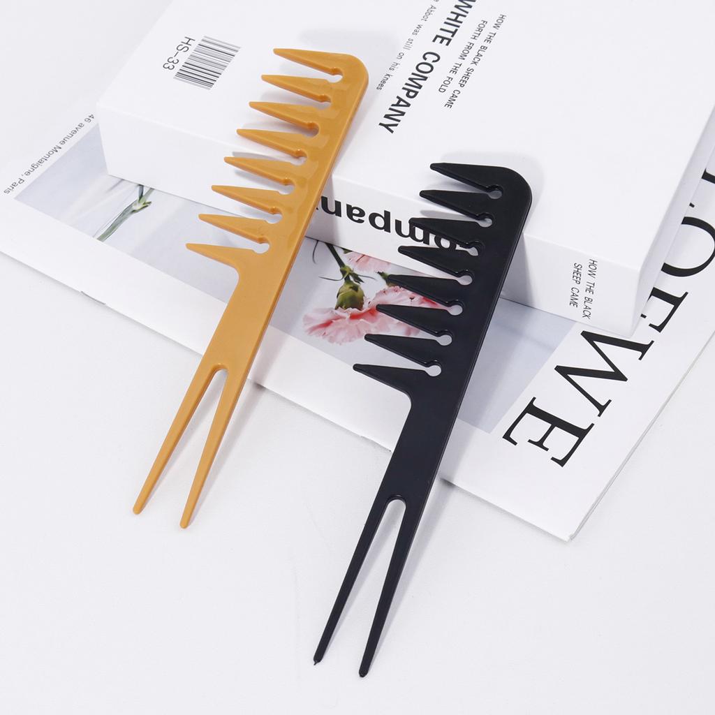 1 шт. профессиональная расческа с широкими зубьями, удобная ручка из АБС-пластика, инструмент для укладки волос, специально для париков из натуральных волос