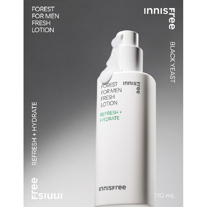 Innisfree Серия «Лес для мужчин» (Универсальная эссенция и очищающая пена для бритья & Fresh Skin & Fresh