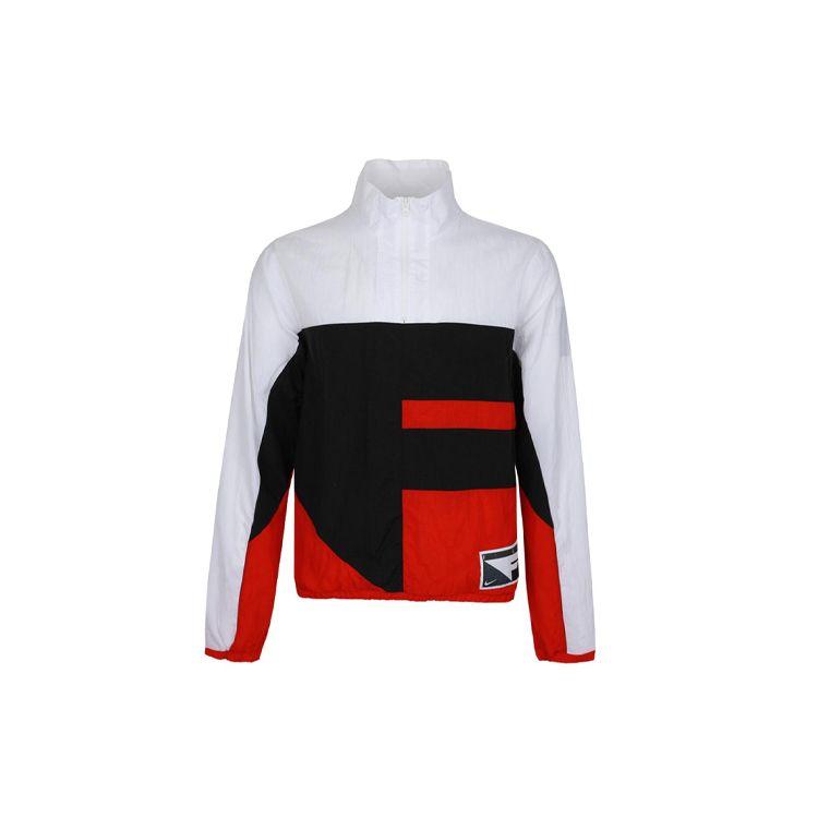 Nike Flight Jacket With Stand Collar And Half-Zip Design Men Outerwear Black Red CN8509-011