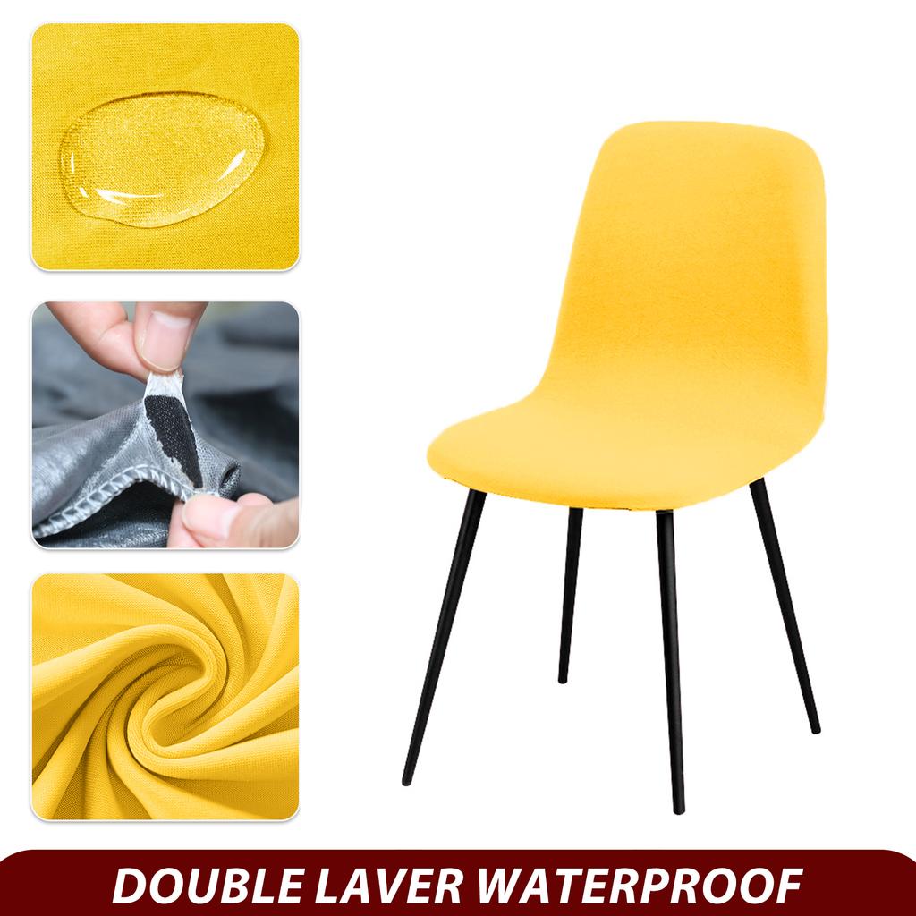 Водонепроницаемый чехол для стула с короткой спинкой, чехлы для стульев, регулируемые чехлы для сидений в столовой, для кухонной мебели для дома, протектор