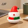 Anxiety Relief Tools Christmas Snowman Squeeze Toy Stress Cute Fidget Fun Travel Toys Figurine Stocking Stuffer Party Favor Gift for Kids