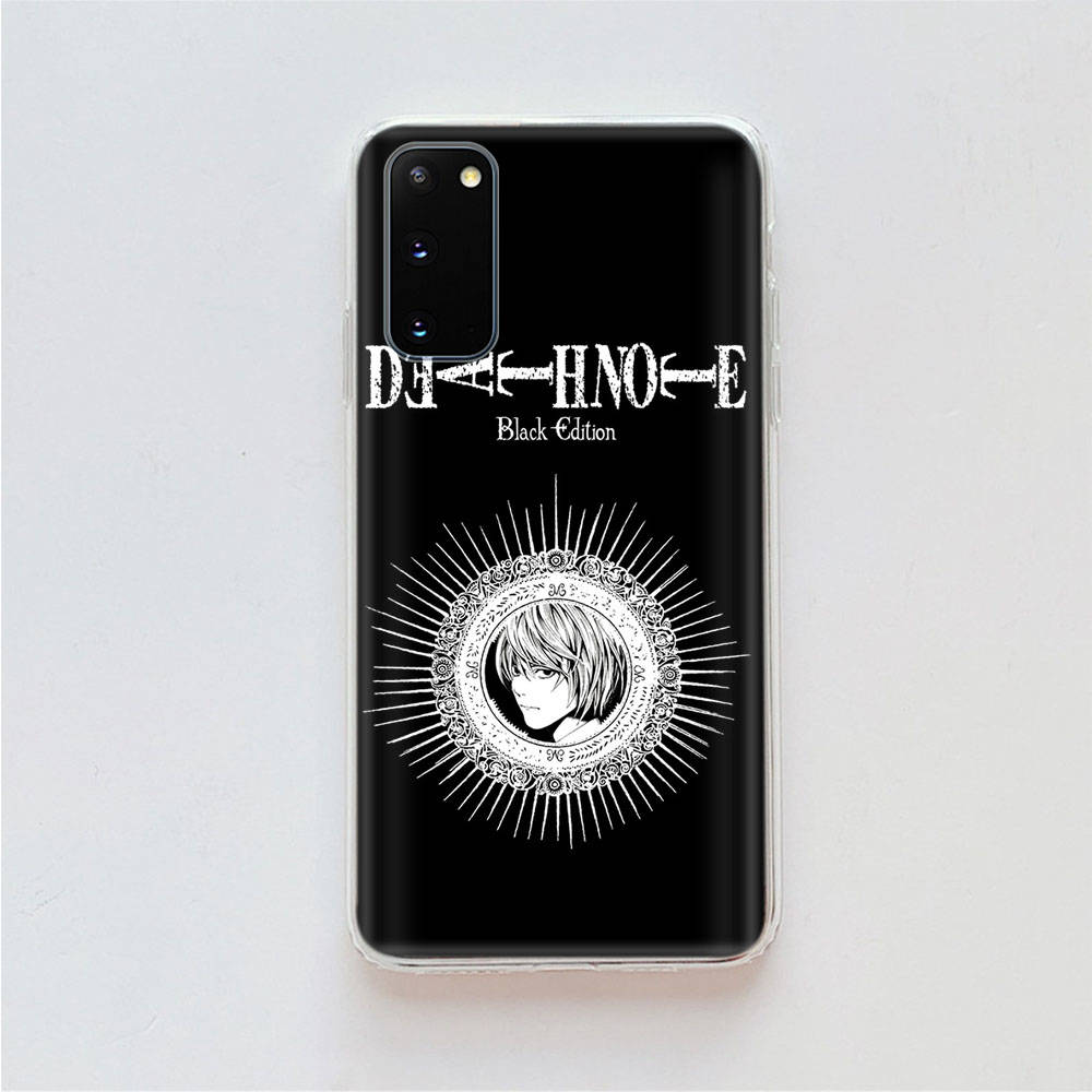 Прозрачный чехол AD88 Death Note для Samsung A04 A14 A23 A34 A54 M23 M33 M52 M53 Realme 10 9 C30S C35 C55 VIVO Y02 Y21 Y33S Y51 X80 V25