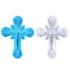 Silicone Ornaments Moulds Cross Shaped Silicone DIY Hand-making Crafts Moulds Wall Crafts Decorations Silicone Material