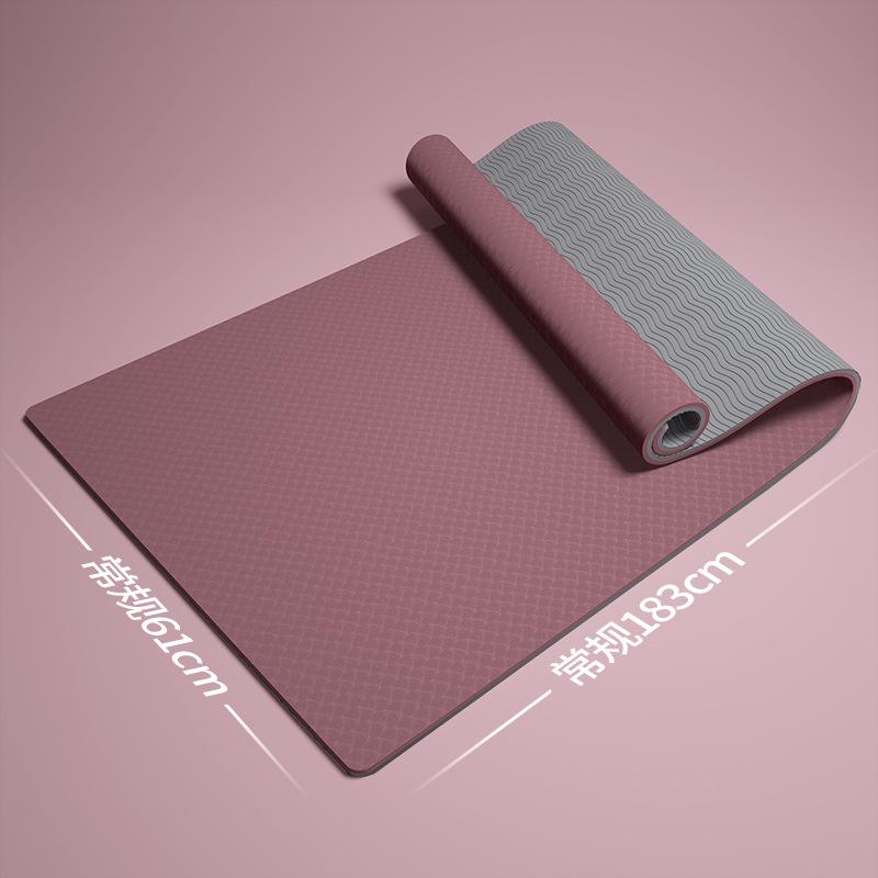 Толстый Нескользящий Коврик для Йоги и Танцев со Скакалкой
