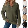 Women's Solid-color Fashionable Long-sleeved Top Hoodie