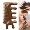 Multifunctional Body Meridian Massage Comb Anti-Static Wood Therapy Massage Comb