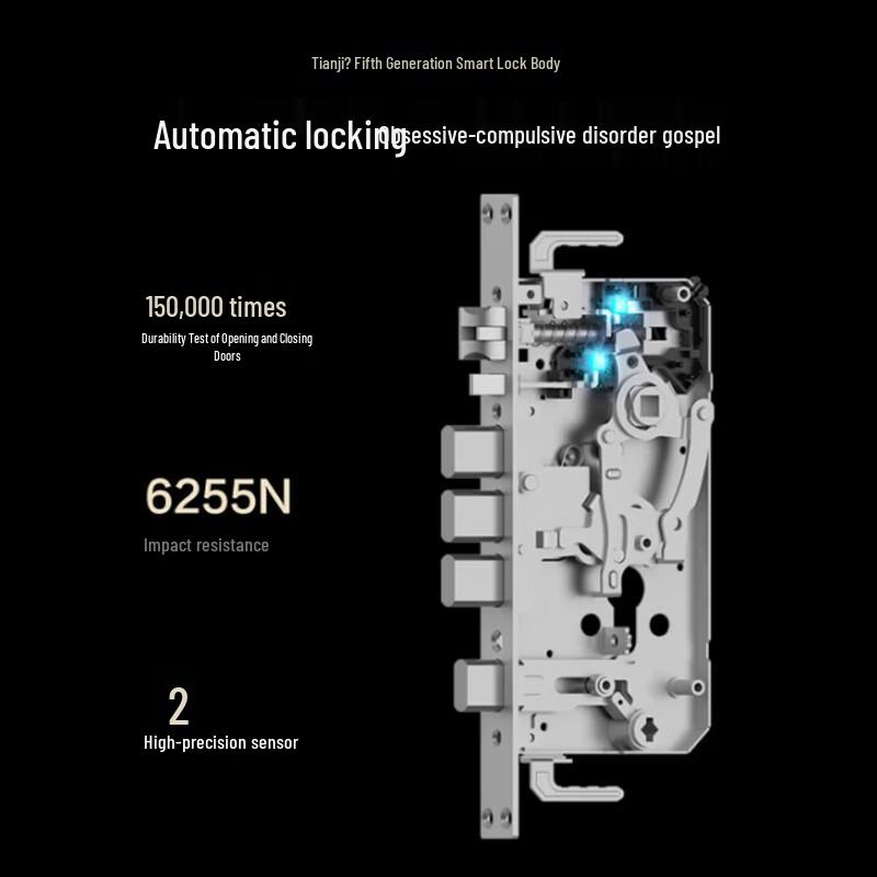 Haier P350Max Smart Door Lock with Facial and Palm Vein Recognition