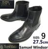 Ботинки Samuel Windsor Goodyear Welt с боковыми вставками-гофре, размер UK 27.5, черная кожа, Англия(ИСПОЛЬЗОВАЛ)