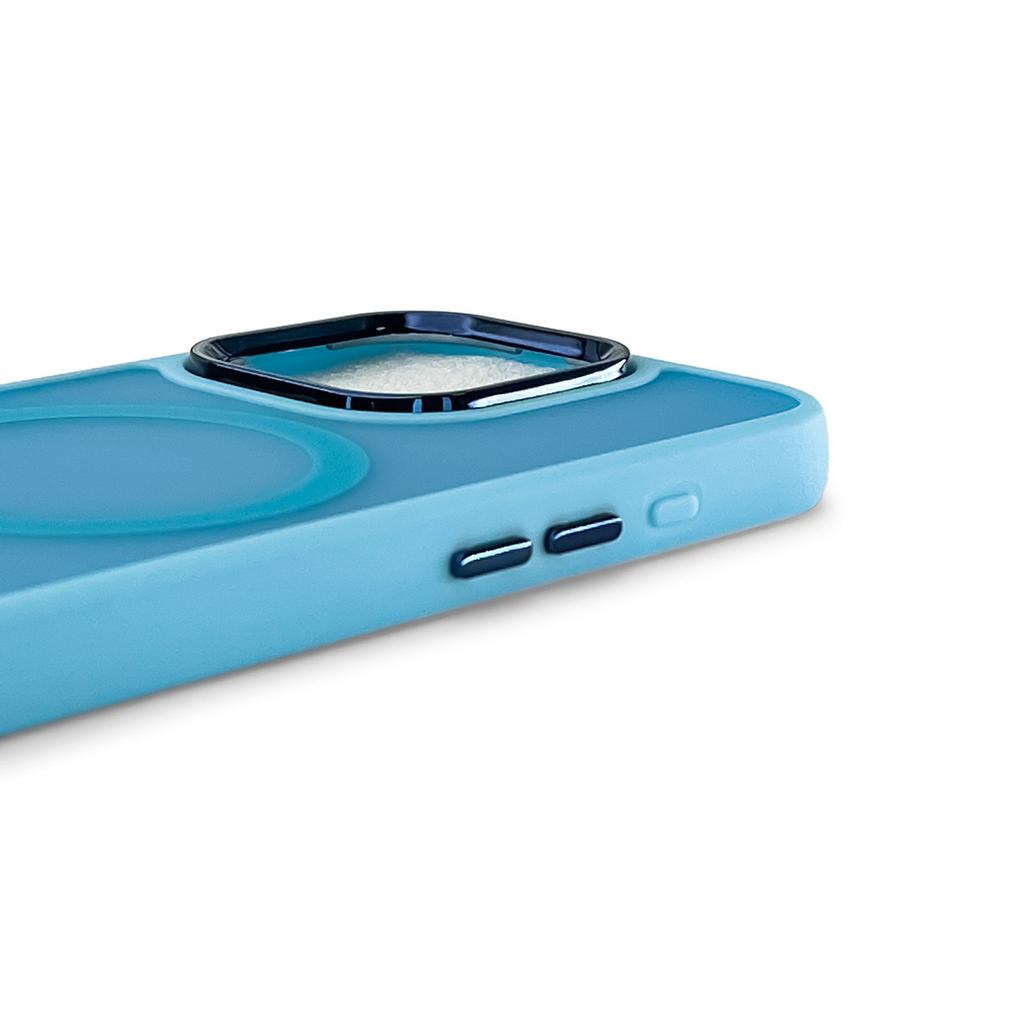 iPhone 16 Pro Max Light Blue MagSafe Magnetic Case by Hurtel