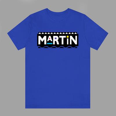 Martin 90#039;s TV Show Men#039;s Royal Blue Size S3XL Unisex T-Shirt