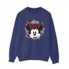 Womens/Ladies Minnie Mouse Reindeer Wreath Sweatshirt