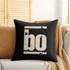 BBohse OOnkelz Band Cushion Cover Silky Short Plush Invisible Zipper Dustproof Sofa Pillow Case For Home Decor