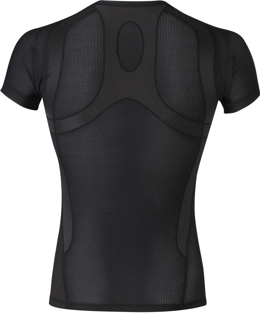 JYURYU TOP Compression Mesh Short Enhances Shoulder Perfect for Ball and Size CW-X/Wacoal Men's Top, Sleeve, Mobility, Golf, Games, Marathons, BL/M